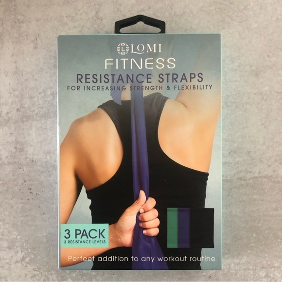 Fitness Resistance Straps  for Increasing Strength & Flexibility & PT 3pk NWT - Picture 2 of 4